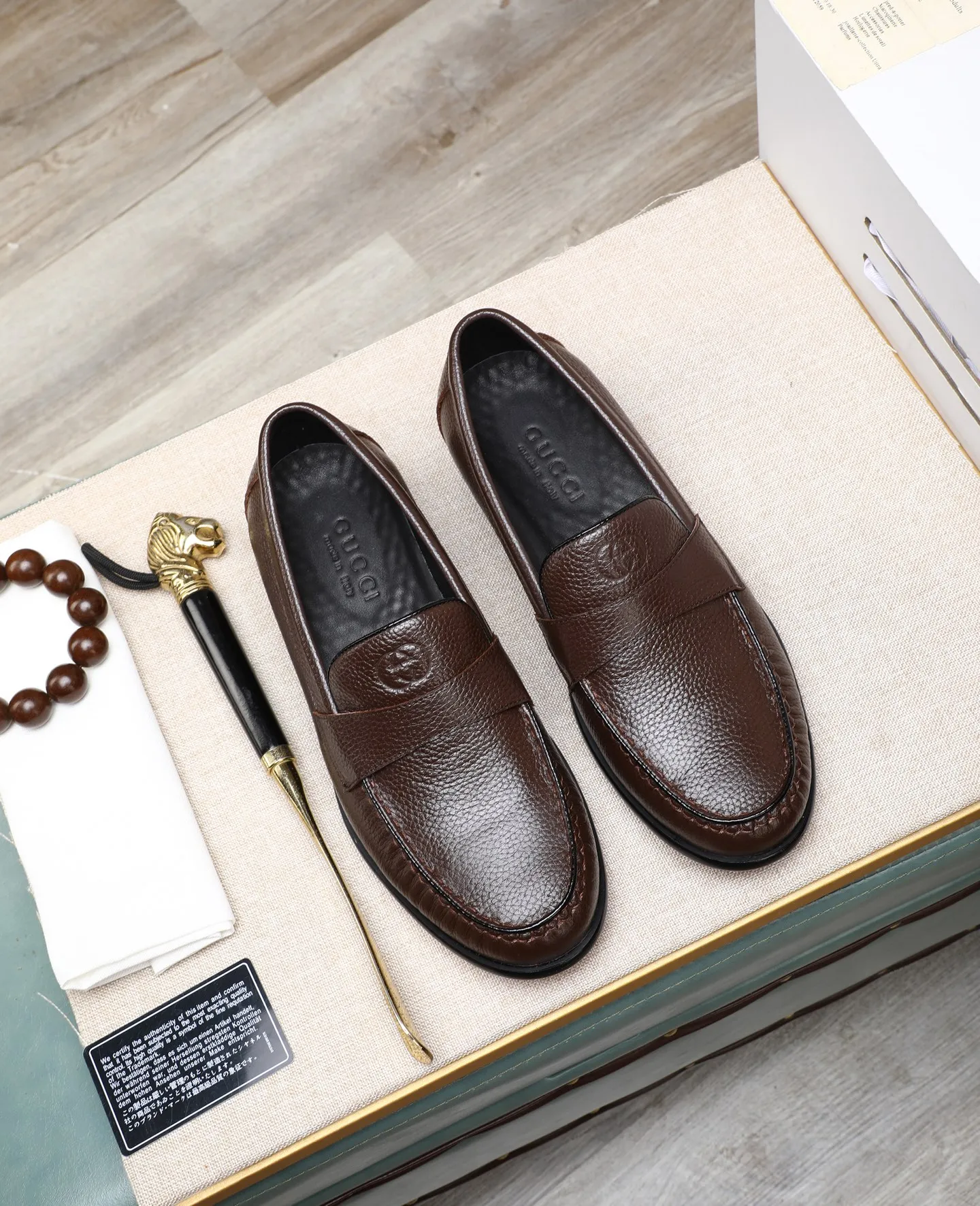 Men's shoes 💰500📛📛Original (water-dyed cow lining) GUCCI official website formal shoes🌀 Italian🇮🇹imported cowhide➕Top imported water-dyed cowhide lining💋Finely handmade Original bottom, the real thing looks better when photographed in person Standard size 38-44 (45 46 custom-made)